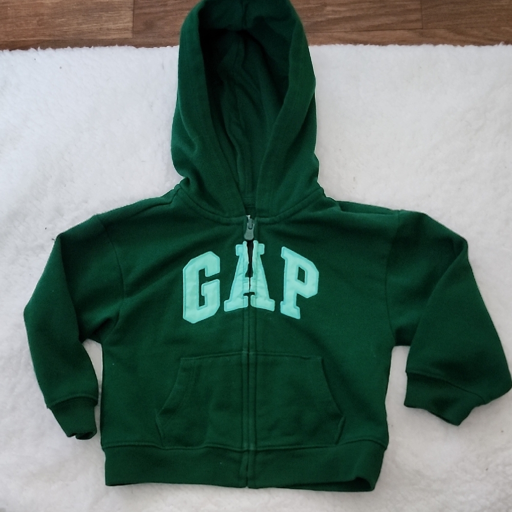 GAP Kids Forest Green Zip-Up Hoodie